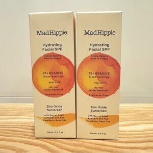 2 x Mad hippie hydrating facial spf